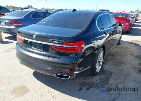 2018 BMW 750I xDrive from USA, damaged, VIN WBA7F2C57JB238396